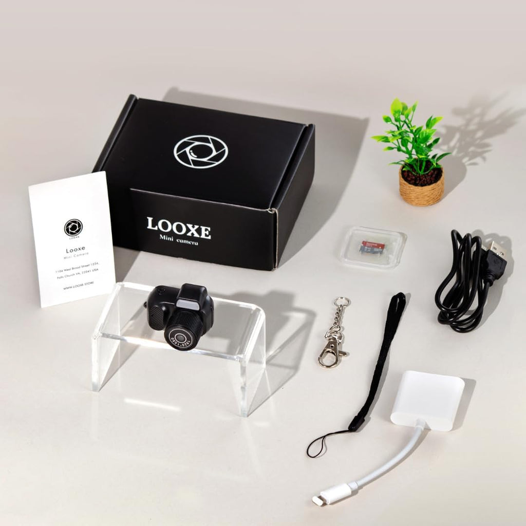 Looxe 1080P Mini Keychain Camera