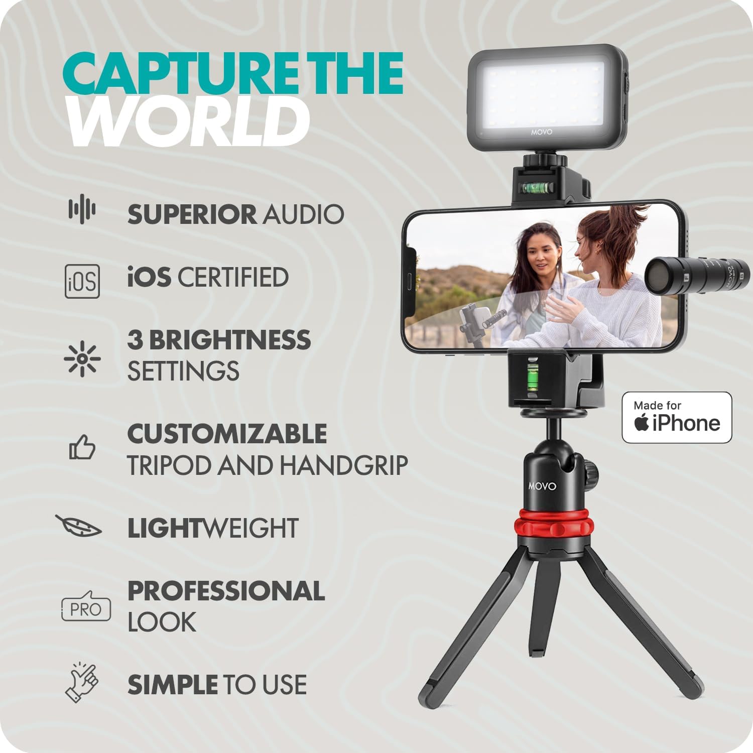 Movo iVlog-Interview iPhone Vlogging Kit