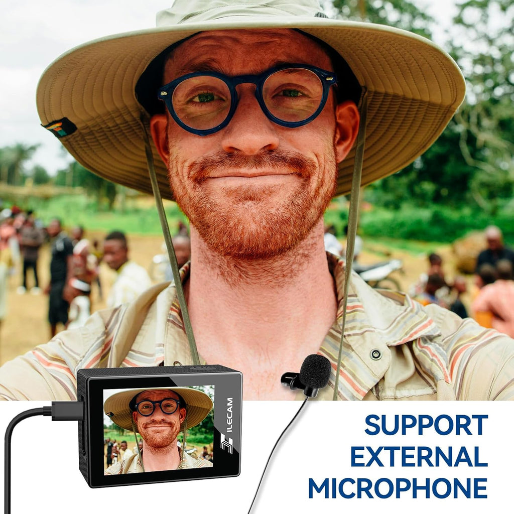 Xilecam Action Camera 4K WiFi/ 2.4 G Remote Control