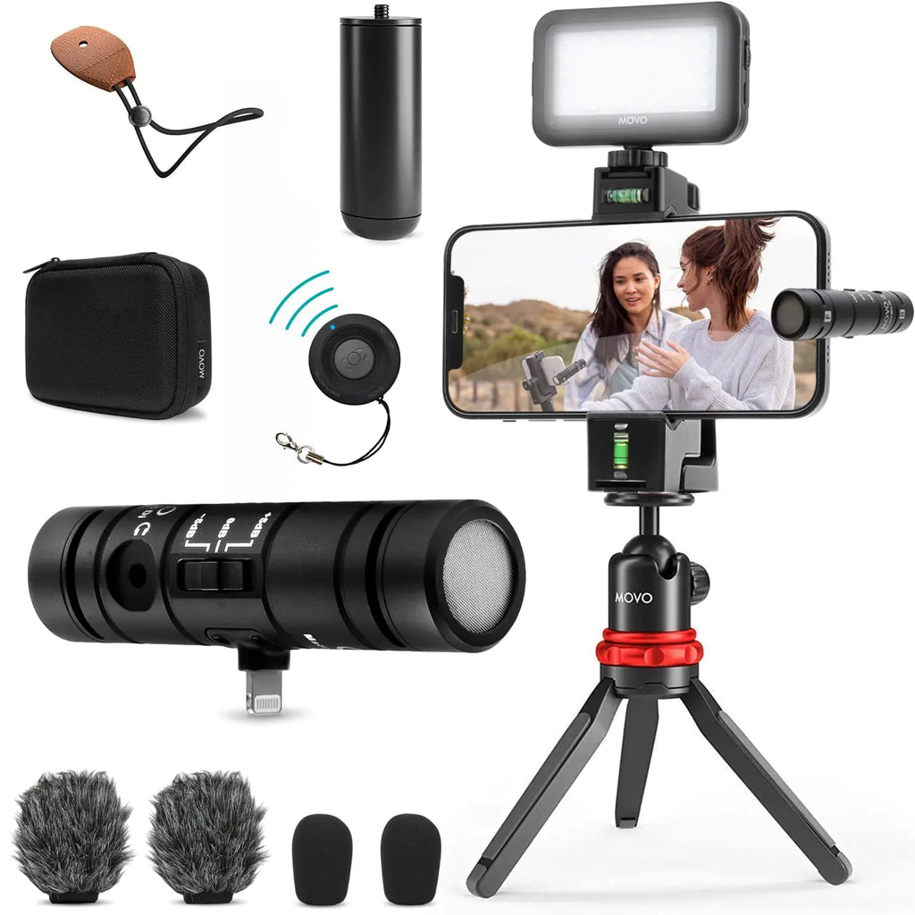 Movo iVlog-Interview iPhone Vlogging Kit